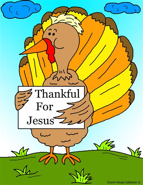 Church House Collection Blog Turkey Holding Sign Thankful For Jesus