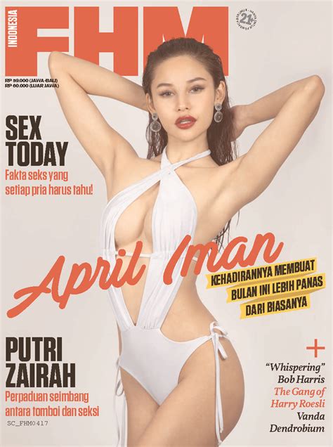 Bikini And Lingerie Models Putri Zairah Cover Fhm Indonesia Edisi April