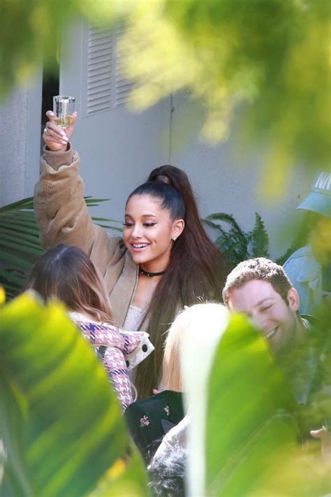 Candid Ariana Grande Celebrates ‘thank U Next Hitting 1 At A Party In Beverly Hills Ca 2