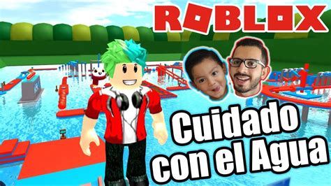 Wipeout En Roblox Cuidado Con El Agua Roblox Karim Juega Youtube