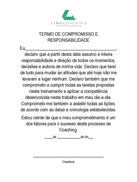 Termo De Compromisso E Responsabilidade 1