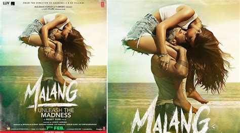 malang poster aditya roy kapur and disha patani s kiss is strangely sexy view pic 🎥 latestly