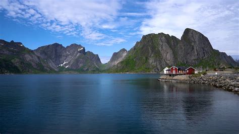 Lofoten Islands Is An Archipelago In The County Of Nordland Norway Is