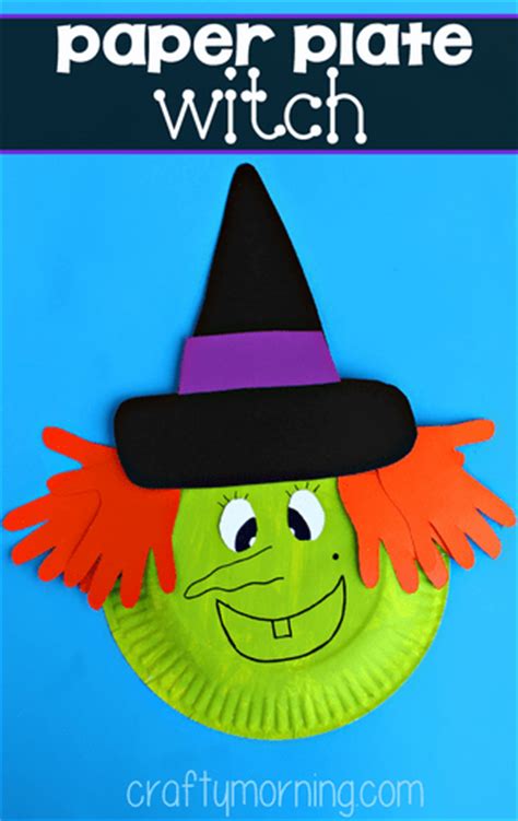 Quick Kids Halloween Craft Paper Plate Witch Lesson Plans