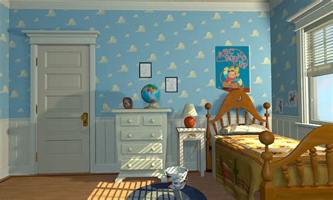 Image Andys Bedroom Pixar Wiki Disney Pixar Animation Studios