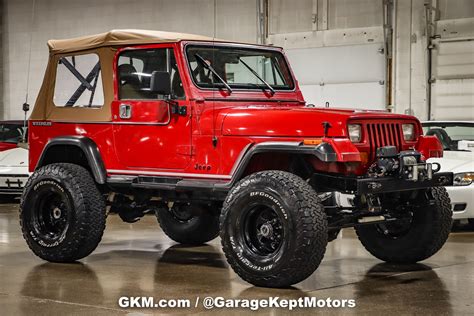 Lifted 1990 Jeep Wrangler Yj Looks Pretty Yet Cheap In 350ci V8