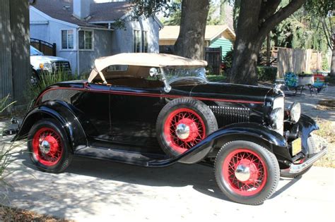 1932 Ford Roadster All Steel Model B No Rust Perfect Body Runs Great