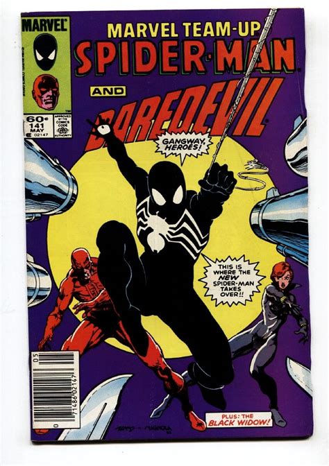 Marvel Team Up 141 First Black Costume Spider Man Key High Grade Vf