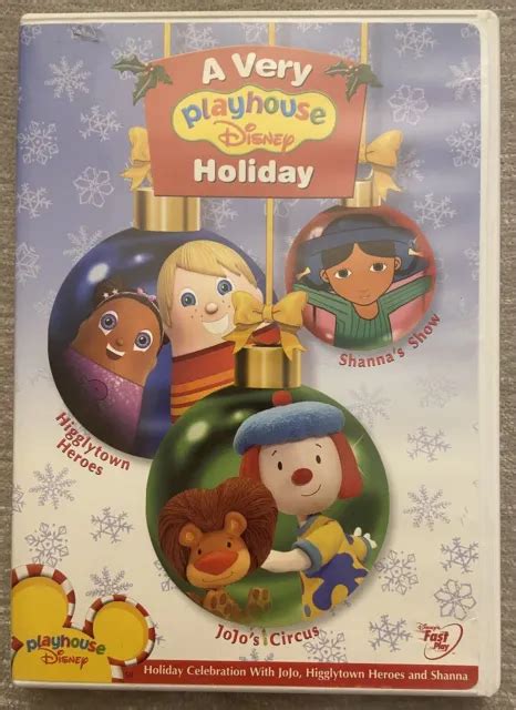 A Very Playhouse Disney Jr Holiday Christmas Dvd 2005 Jojo Shanna