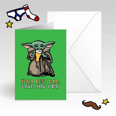 Yoda Best Fathers Day Card Best Ts For Men