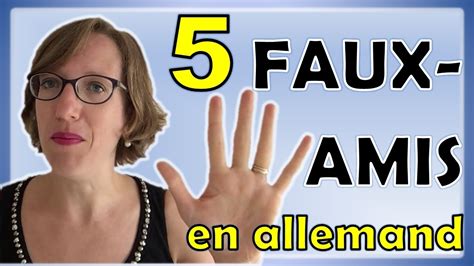 5 Faux Amis à Connaître Pour Bien Parler Allemand Youtube