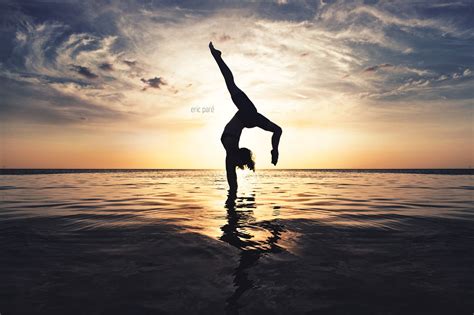 handstand in the ocean gymnastics poses gymnastics photography gymnastics pictures