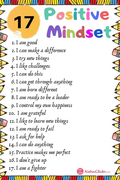 The Growth Mindset Kit And Happy Journal Positive Affirmations For Kids