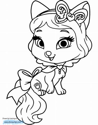 Palace Pets Coloring Pages Princess Puppy Drawing