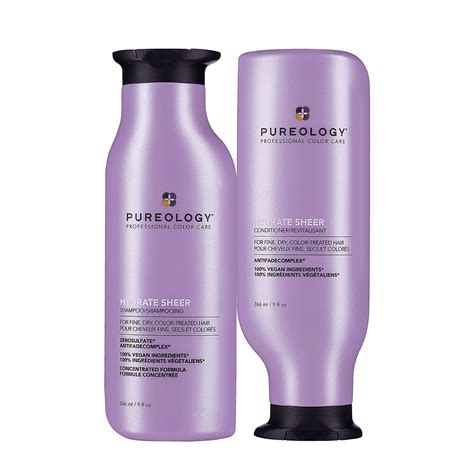 Pureology Hydrate Sheer Shampoo And Conditioner Planet Beauty