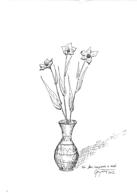Vaza Desene N Creion