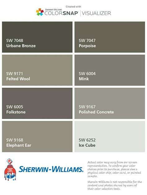 Sherwin Williams Exterior Paint Color Chart