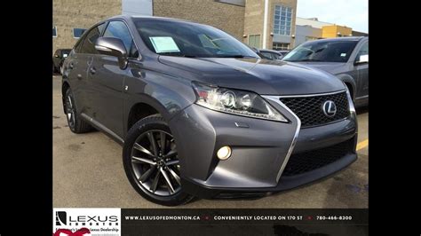Lexus Certified Pre Owned Grey 2013 Rx 350 Awd F Sport Review
