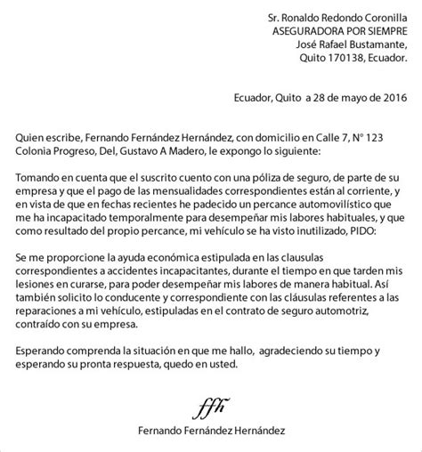 Ejemplos De Carta Petición