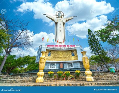 Christ The King Is A Statue Of Jesus In Vung Tau Vietnam Editorial
