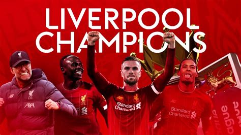 Liverpool Crowned 2019 20 Premier League Champions Football News
