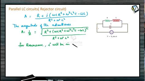 Parallel Lc Circuits Youtube