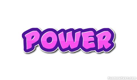 Power Logo Free Name Design Tool From Flaming Text