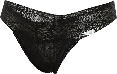 Calvin Klein Womens Underwear Bare Lace Thong Panty Amazon Ca Clothing And Accessories