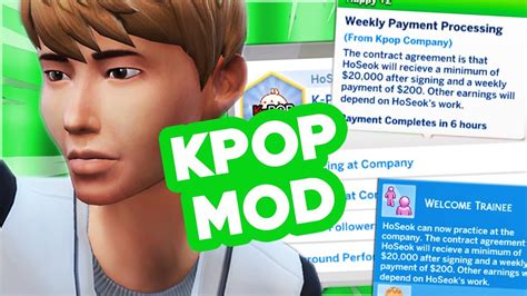 It's inspiring and educational, and might. REALISTIC KPOP CAREER! (The Sims 4 Mods) - YouTube