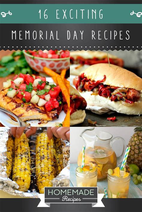 Memorial Day Recipes homemaderecipes.c... Easy Homemade Recipes, Easy