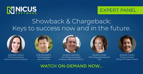 Showback And Chargeback Best Practices Expert Panel Recap Nicus Software