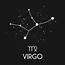 Virgo Constellation Zodiac Symbol  T Shirt TeePublic