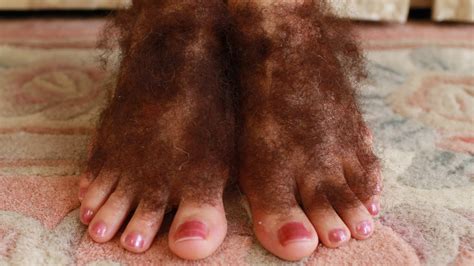 the world s hairiest feet skit youtube