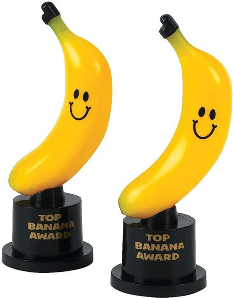 Top Banana Award Trophies Pack Of 12 Office Products