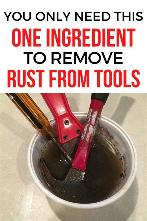 How To Remove Rust From Metal Tools How To Remove Rust How To Clean