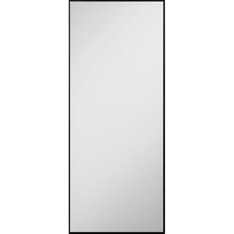 The martinsen mirror has a thin frame around its rectangular form, and you can choose from several colors, including black, white, gold, and silver. Black Thin Metal Framed Floor Mirror | RC Willey Furniture ...
