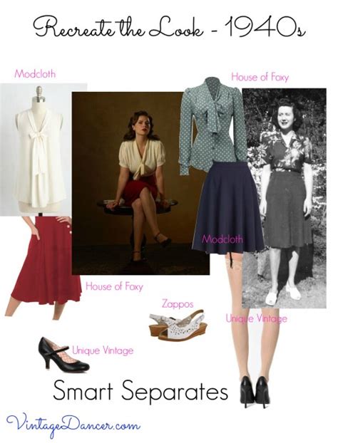 1940s Outfit Ideas Recreate The 40s Look