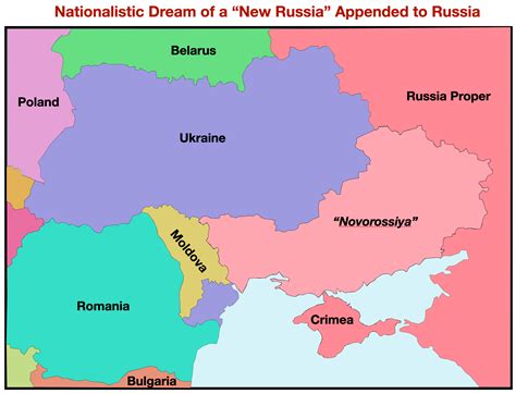 Dream Of Novorossiya Map Geocurrents