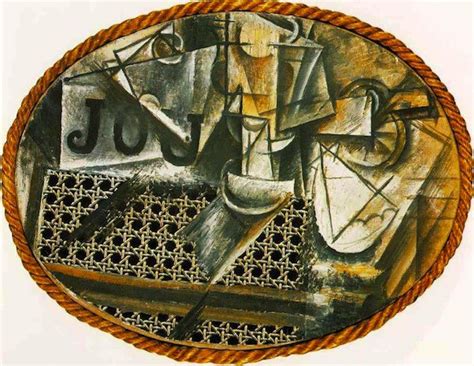 For still life , however, the artist completely painted over the hidden drawing using a thick white layer of paint before developing the. Cubism vs. Illusionism : A Mini-Analysis of Picasso's ...