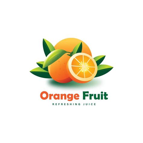 Fresh Orange Fruit Logo Template Design 20621048 Vector Art At Vecteezy