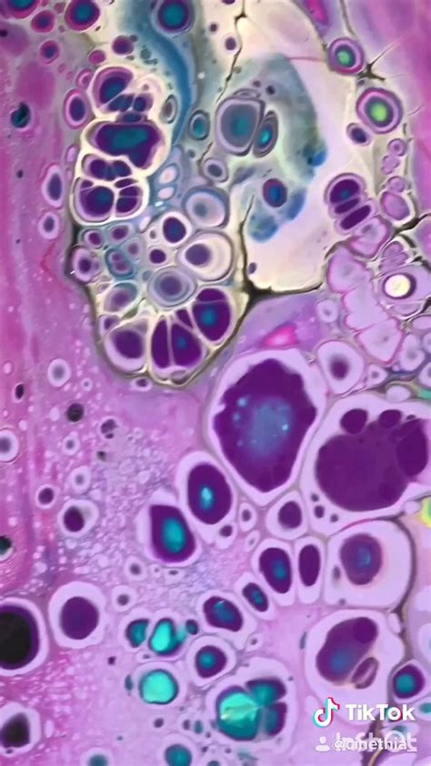 Exploring Cells By Cinethia Video Acrylic Pouring Art Pouring
