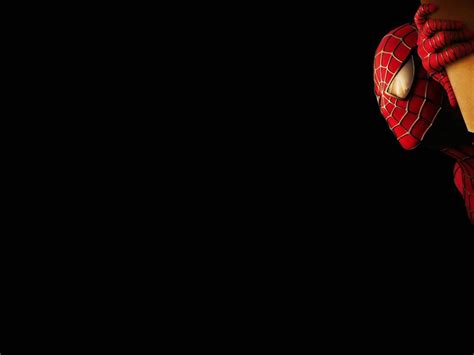 Wallpaper Black Background Superhero Marvel Comics Spider Man