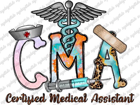 Cma Certified Medical Assistant Png Western Nurse Png Cma Etsy