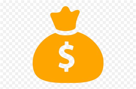 Orange Money Bag Icon - Free orange money bag icons Money Bag Icon Orange png - free transparent ...