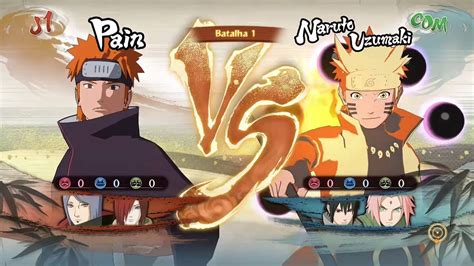 Naruto Storm 4 Dublado Pt Br Yahiko Pain Konan E Nagato Vs Naruto