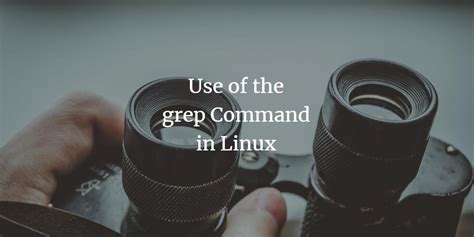 With its unusual name, you may have guessed that grep is an acronym. Use of the grep Command in Linux