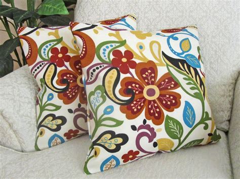 Geometric home decorative embroidered pillow cases floral throw pillow 100% cotton flower cushion cover. Floral Throw Pillow Cover Decorative Sofa Cushion Cover Orange