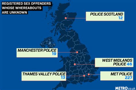 How Many Sex Offenders Are On The Loose Where You Live Metro News