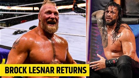 Breaking Brock Lesnar Returns After Wwe Summerslam Brock Lesnar