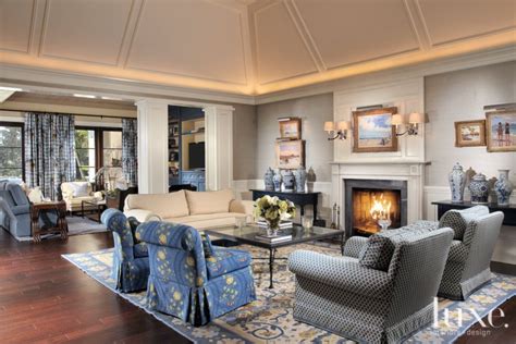 Eclectic Formal Living Room Luxe Interiors Design